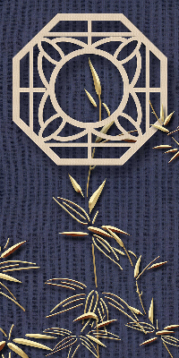 Estor enrollable para ventana con diseño 'El lago detrás de las flores'