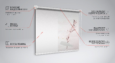 Estor enrollable para ventana con diseño que imita papel arrugado
