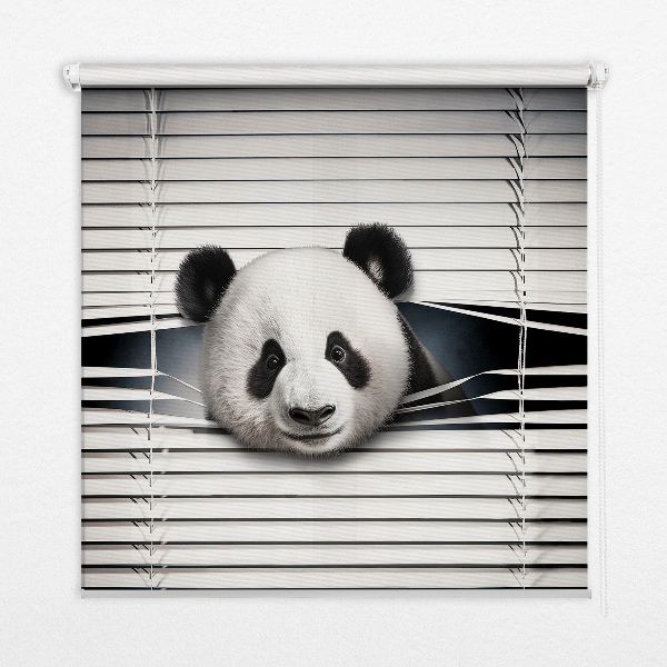 Modern roller blind con diseño de panda