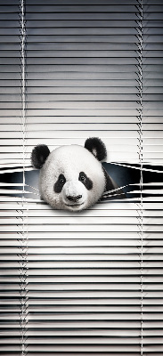 Modern roller blind con diseño de panda