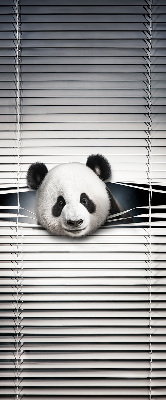 Modern roller blind con diseño de panda