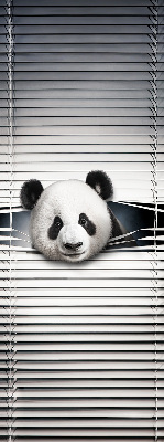 Modern roller blind con diseño de panda