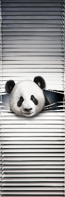 Modern roller blind con diseño de panda