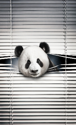 Modern roller blind con diseño de panda