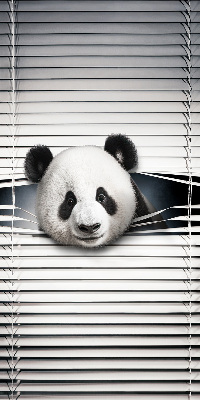 Modern roller blind con diseño de panda