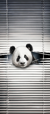 Modern roller blind con diseño de panda