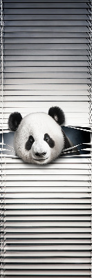 Modern roller blind con diseño de panda