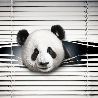 Modern roller blind con diseño de panda