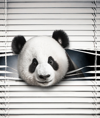 Modern roller blind con diseño de panda