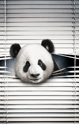 Modern roller blind con diseño de panda