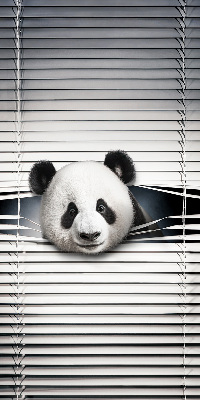 Modern roller blind con diseño de panda