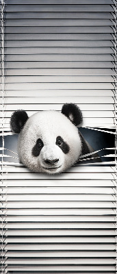 Modern roller blind con diseño de panda
