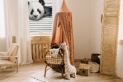 Modern roller blind con diseño de panda