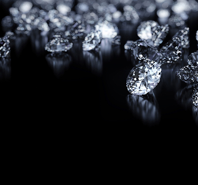 Estor opaco con diseño de diamantes y brillo