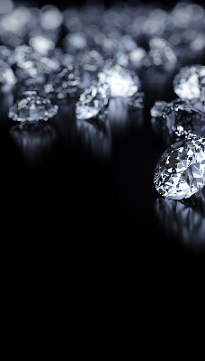 Estor opaco con diseño de diamantes y brillo