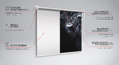 Estor opaco con diseño de diamantes y brillo