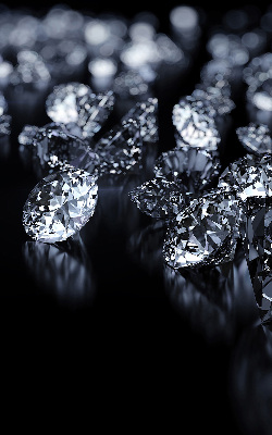 Estor opaco con diseño de diamantes y brillo