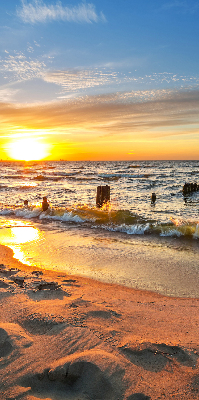 Estor enrollable de tela atardecer y colores