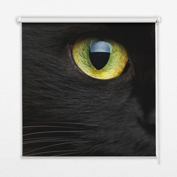 Estor decorativo ojos de gato