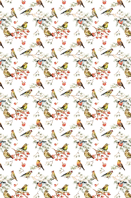 Estor decorativo con motivo de pájaros en las ramas