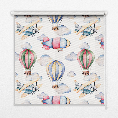Estor enrollable de tela dirigibles y globos