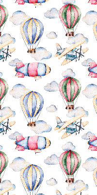 Estor enrollable de tela dirigibles y globos