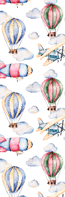 Estor enrollable de tela dirigibles y globos
