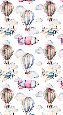 Estor enrollable de tela dirigibles y globos