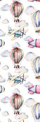 Estor enrollable de tela dirigibles y globos