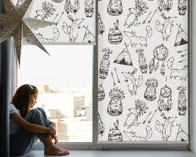 Estor opaco con dibujos