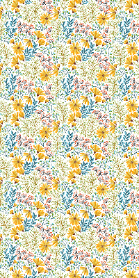 Estor enrollable de tela Flores