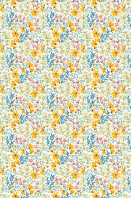 Estor enrollable de tela Flores