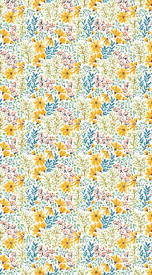 Estor enrollable de tela Flores