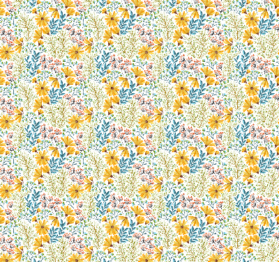 Estor enrollable de tela Flores