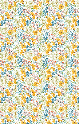 Estor enrollable de tela Flores