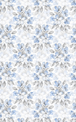 Estor enrollable de tela de flores