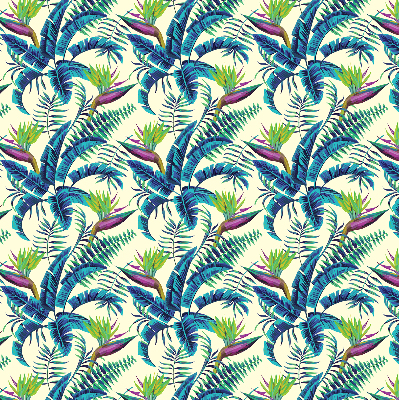 Estor opaco de plantas tropicales