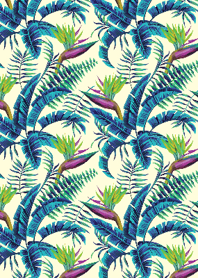 Estor opaco de plantas tropicales