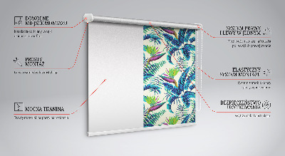 Estor opaco de plantas tropicales