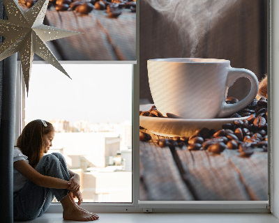 Estor decorativo para una taza de café