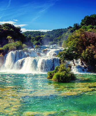 Estor opaco cascada
