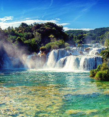 Estor opaco cascada