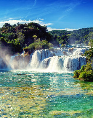 Estor opaco cascada