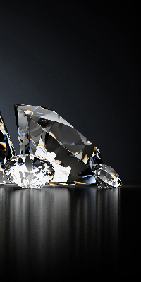 Estor decorativo con diseño de diamantes