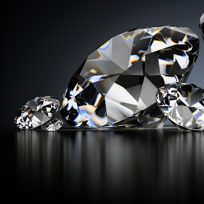 Estor decorativo con diseño de diamantes