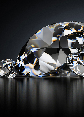 Estor decorativo con diseño de diamantes