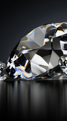 Estor decorativo con diseño de diamantes