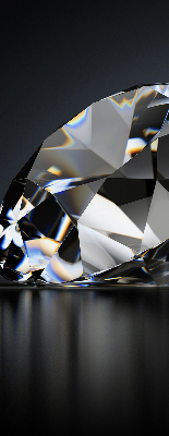 Estor decorativo con diseño de diamantes