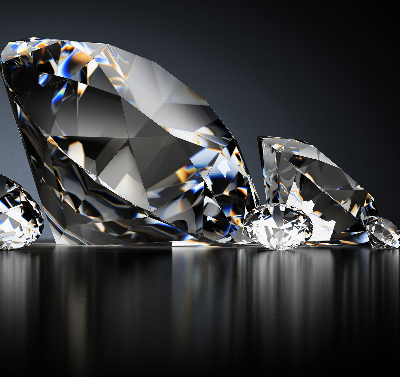 Estor decorativo con diseño de diamantes