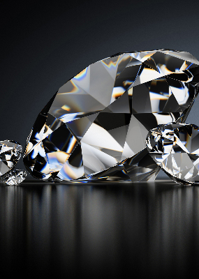 Estor decorativo con diseño de diamantes